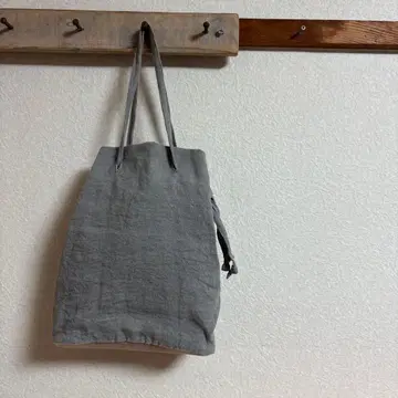 나카가와 마사츠구 칠상점 린넨 그레이 토트백