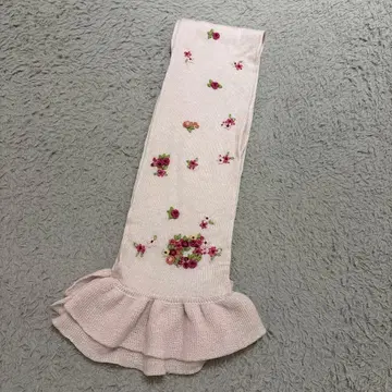 신시아 로리 귀여운 자수 입고 머플러 핑크