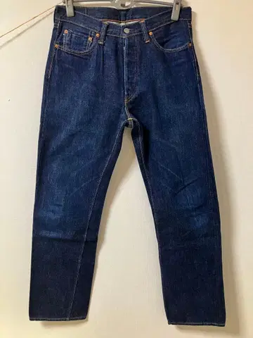 다크 네이비 새상품급 구 스티치 풀카운트 1101XX 데님 팬츠 w31