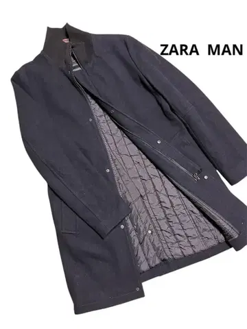 ZARA MAN 스탠드 칼라 코트 자라