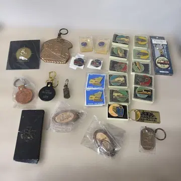 철도 핀 배지 키링 레트로