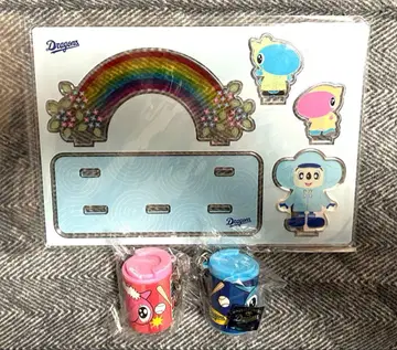 주니치 드래곤즈 도아라 샤오롱 파오롱 아크릴 스탠드 세트