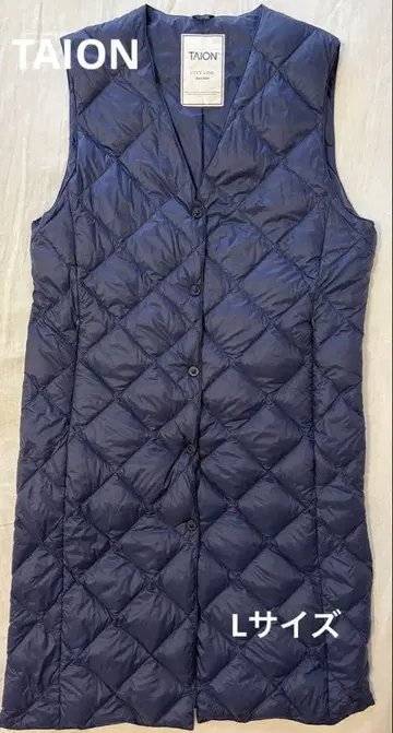 TAION CITY LINE 네이비 다운 베스트