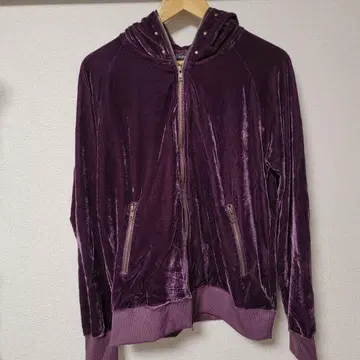 Luvgun METAL 후드티 보라색