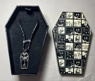 [레어] 나이트메어 포어 크리스마스 목걸이 관 모양 케이스 포함 잭