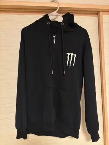 [ 당일 발송 ] MONSTER ENERGY 풀 집업 후드티 블랙