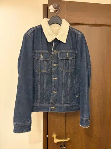 데님 자켓 M 보아 카라 부착