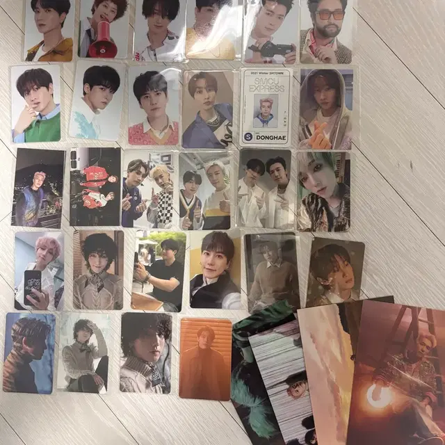슈퍼주니어 앨범 포카 포스터 일괄