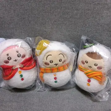 치이카와 에니마이 복권 E상 3개 세트 토끼, 헌책방, 밤만쥬