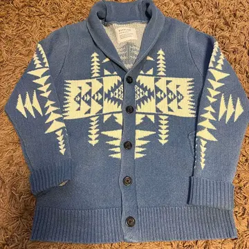 BAYFLOW 기하학 패턴 가디건