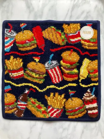 페이러 손수건 햄버거 네이비