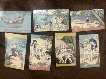 버섯 시뮬레이션 카드 7종 세트