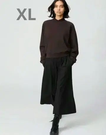 유니클로C 큐롯 블랙 XL 미사용 새상품 택 포함