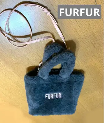 FURFUR 에코 퍼 토트백 2024 모델 투웨이 토트백