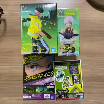 제일복권 사이버펑크 엣지러너 A상, E상, G상, 라스트 원상