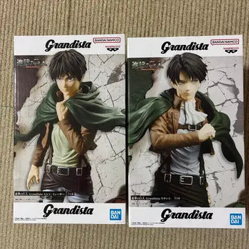 진격의 거인 Grandista 리바이 피규어 2체 세트