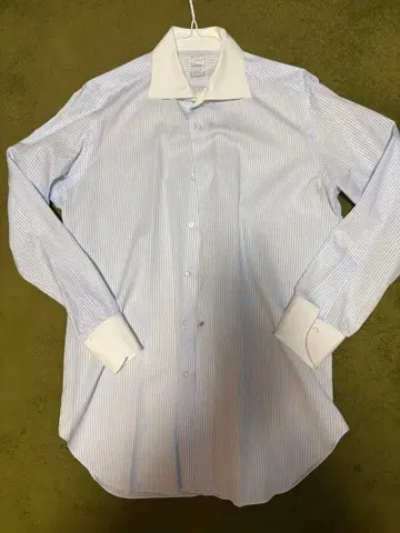 팩토리에 일본제 클레릭 스트라이프 셔츠 41