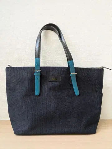 Paul Smith 토트백 네이비/터콰이즈