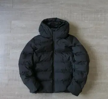 XL 유니클로 UNIQLO 심리스 다운 후드티 블랙 블랙