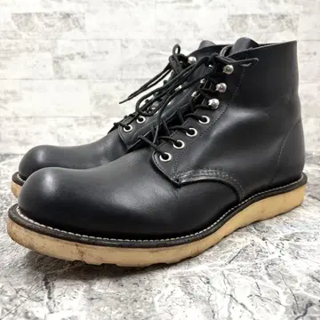 레드윙 8165 클래식 라운드 US9 부츠 블랙 USA제