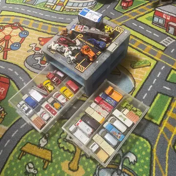 미니카 세트 약 30대 수납 박스 포함