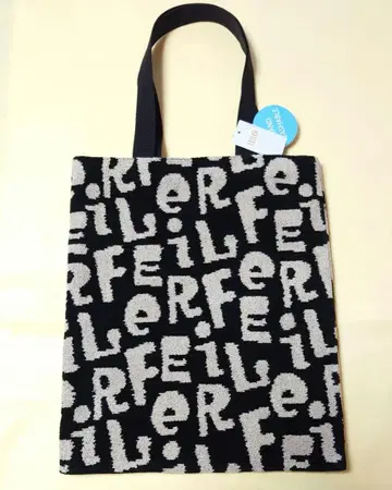 FEILER 토트백 기글 클리어 라벨 블랙 취급점 한정판