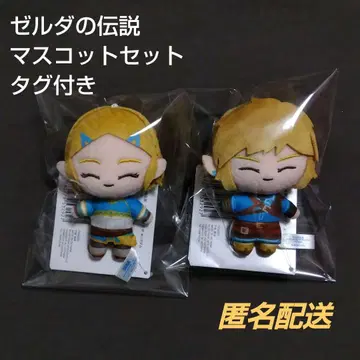 [ 미사용 ] 젤다의 전설 티어스 오브 더 킹덤 마스코트 봉제 인형 세트