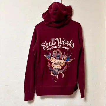 SKULL WORKS 후드티 S 사이즈