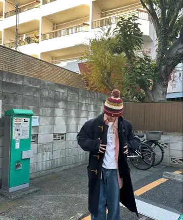 L.L.Bean 더플 코트 가지색