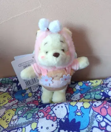 디즈니 스토어 꿀의 날 벌 푸우 키체인