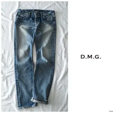도밍고 DMG [세탁 가능] 빈티지 워시 가공 데님 팬츠 일본제