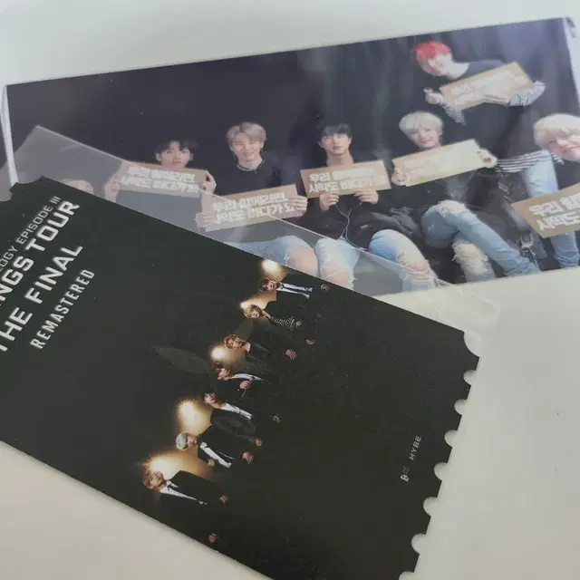 bts 방탄 영화 무비위크 메가박스 윙즈 특전 티켓, 슬로건