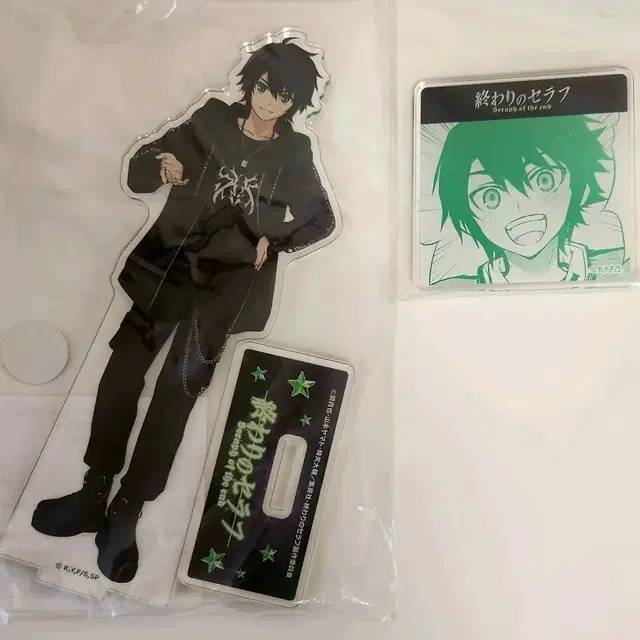 종말의 세라프 햐쿠야 유이치로 아크릴 스탠드 아크릴 뱃지 챰 종세 유우