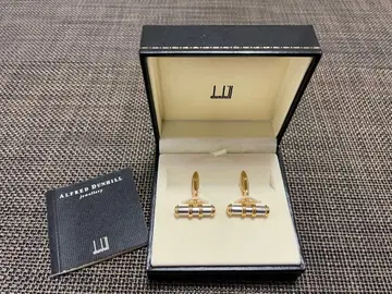 던힐 dunhill 새상품급 커프스 실버 컬러 골드 컬러