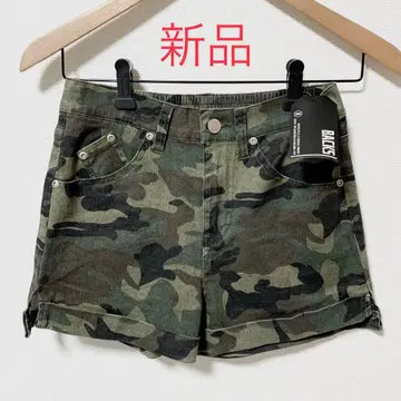 [ 새상품 ] BACKS 백 카모플라쥬 숏팬츠 숏 팬츠 헤이세이 갸루