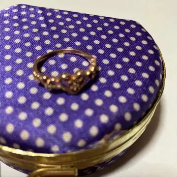 10k 골드 하트 모티브 반지