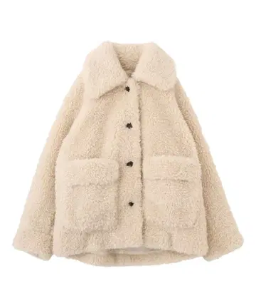 COCODEAL 퍼 보아 블루종