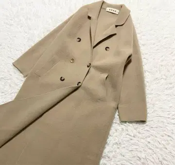 SONO 소노 체스터 코트 롱 기장 더블 브레스트 베이지