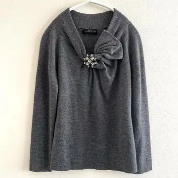 DAMA collection  컬렉션 울 니트 브로치 포함 M