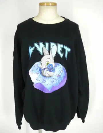 MILKBOY 밀크보이 식탐쟁이 토끼 도넛 BIG 맨투맨