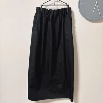 UNITED ARROWS 블랙 롱 스커트