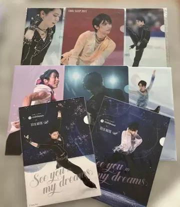 하뉴 유즈루 클리어 파일 세트 8매 COOL SLEEP 2021