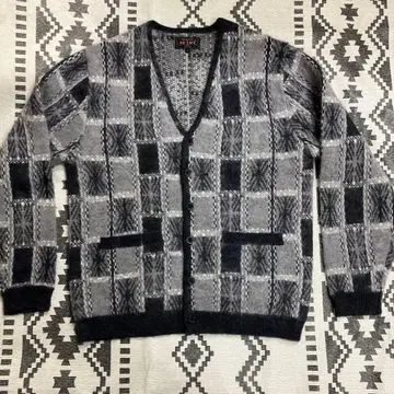 빔즈플러스 모헤어 가디건 M 차콜 그레이