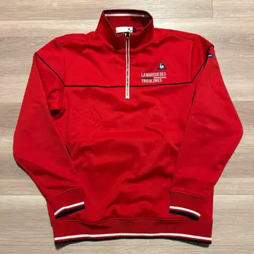 하프 지퍼 자켓 LL 레드 르꼬끄