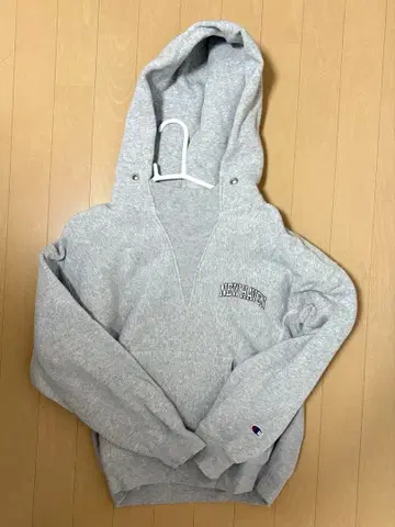 Champion NEWHAVEN 후드티 그레이 속기모 여성용