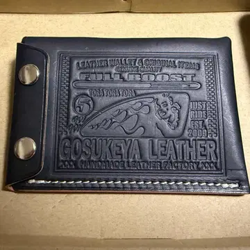 고스케야 가죽 멀티 케이스 미니 지갑 부테로 몬로 브라운