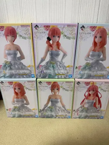 5등분의 신부 나카노 피규어 6체 세트