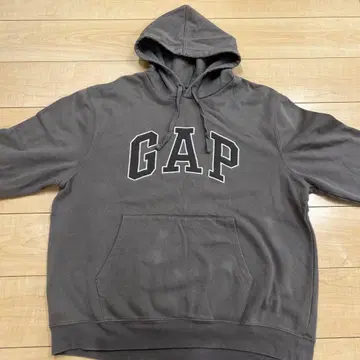 GAP 그레이 후드 부착 후드티