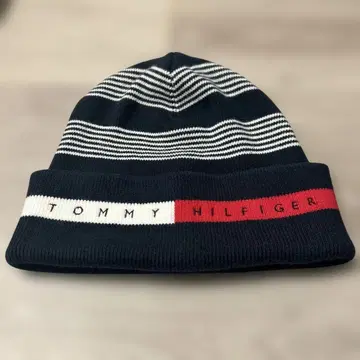 TOMMY HILFIGER 스트라이프 니트 모자