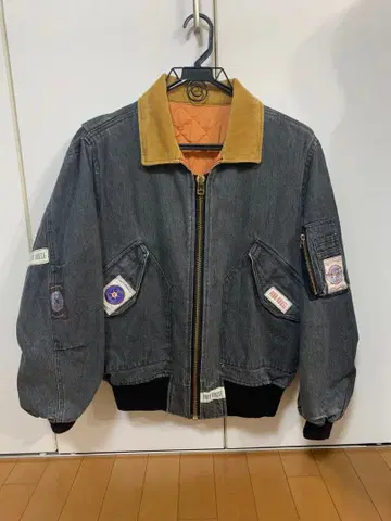 PINK HOUSE 데님 자켓 MA-1 블루종